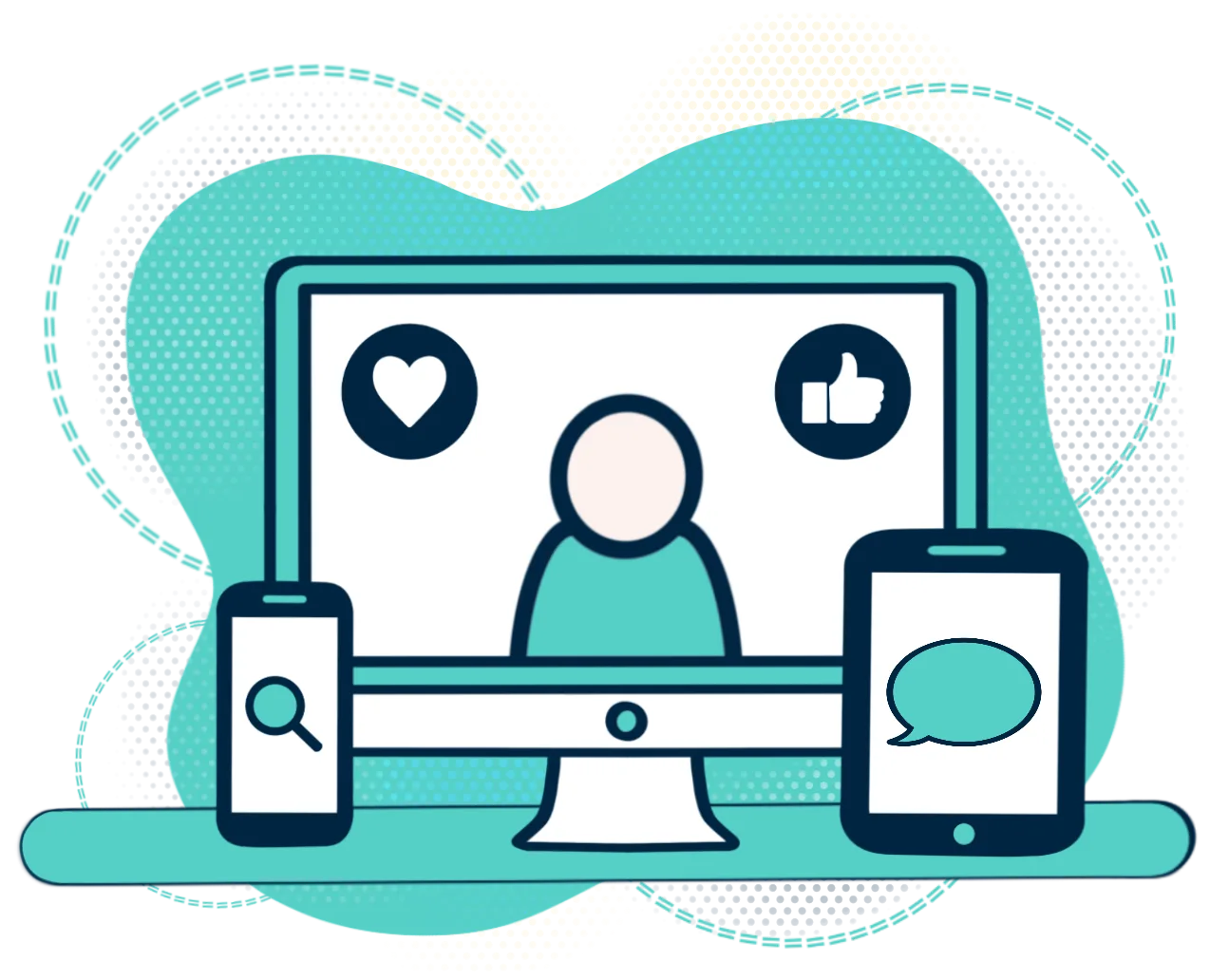 Content Creator Basics Drawing By Miss Tan Designs for BeginnerContent.com