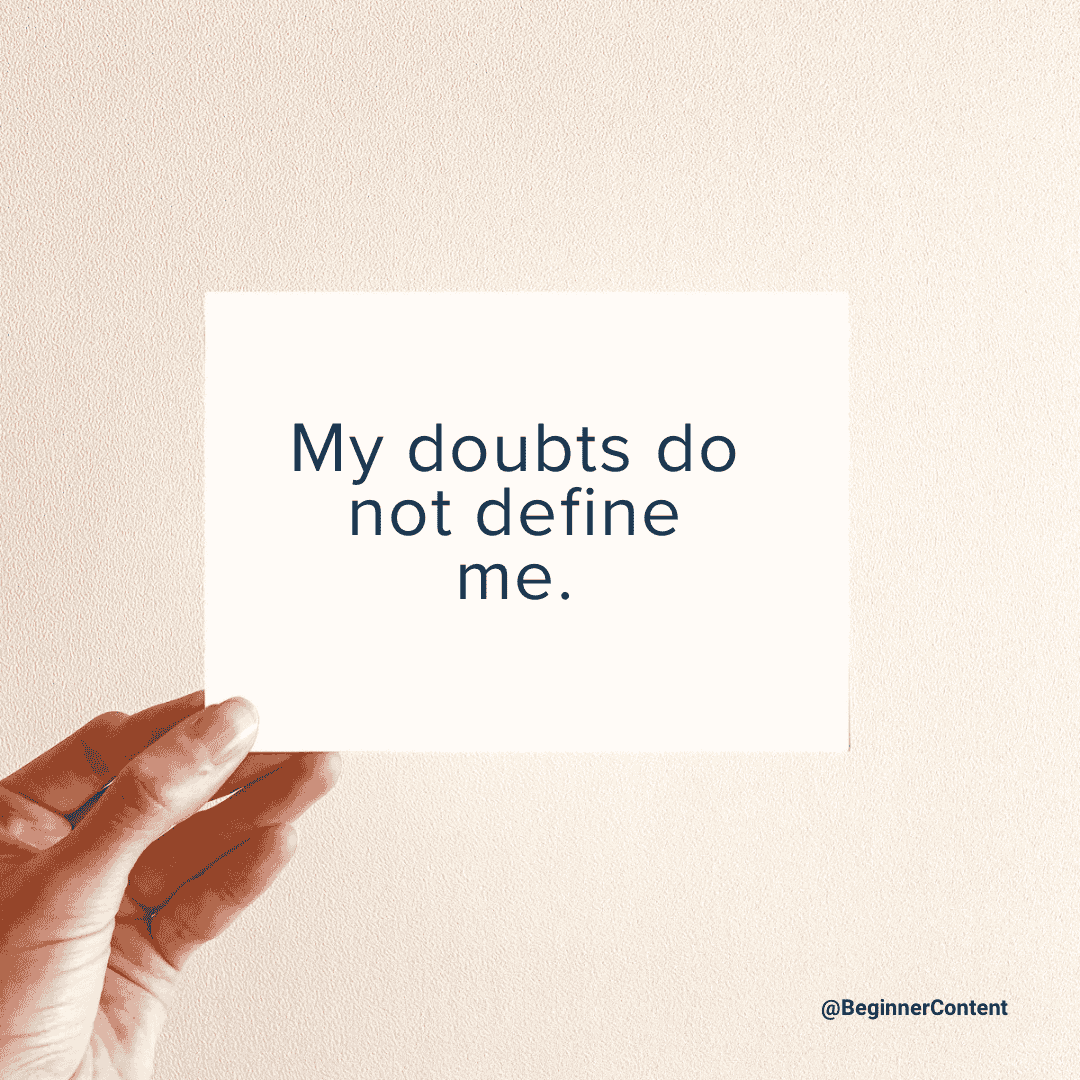 Quote for Self-Doubt